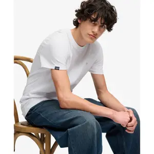T-shirt with logo Superdry Essential Sdco image-3