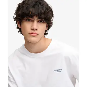 T-shirt with logo Superdry Essential Stacked image-3