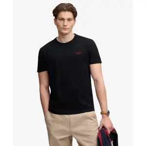T-shirt met logo Superdry Essential Serif image-1