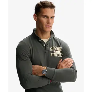 Langärmeliges Polo-Shirt Superdry Vintage Athletic image-4