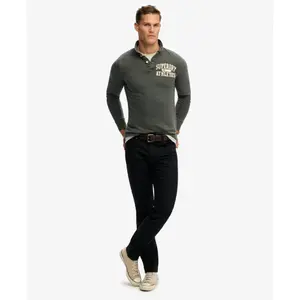 Langärmeliges Polo-Shirt Superdry Vintage Athletic image-1