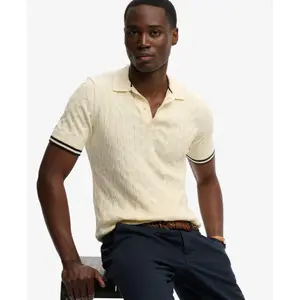 Textured knit polo Superdry image-3
