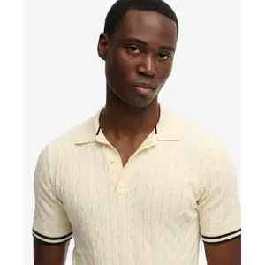 Textured knit polo Superdry image-4