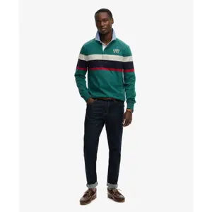 Rugby-Polo mit Bruststreifen Superdry Vintage image-1