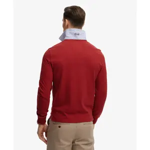 Polo a maniche lunghe con doppio emblema lungo Superdry image-4