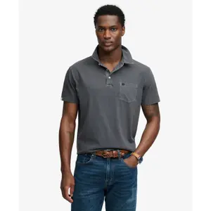 Classic Cotton and Linen Polo Superdry image-2