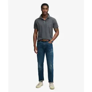 Classic Cotton and Linen Polo Superdry image-1