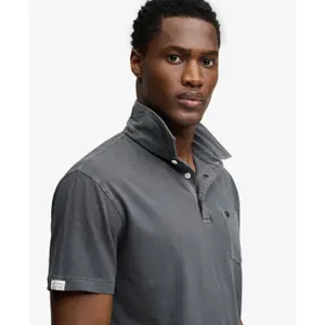 Classic Cotton and Linen Polo Superdry image-5