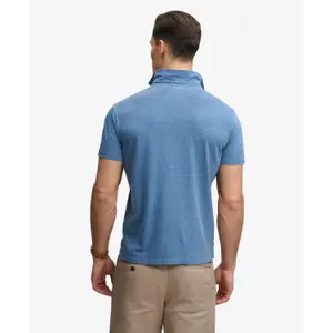 Classic Cotton and Linen Polo Superdry image-3