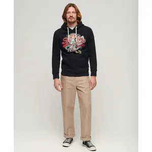 Hooded sweatshirt with logo Superdry Tokyo Vintage image-3