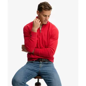 Pull logo col tunisien et manches raglan Superdry Essential image-2