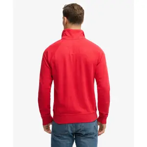 Pull logo col tunisien et manches raglan Superdry Essential image-3