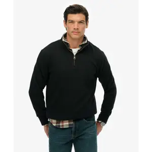 Ribbed zip neck jumper Superdry image-2