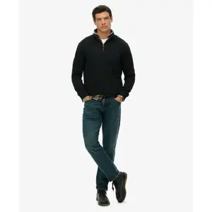 Ribbed zip neck jumper Superdry image-1