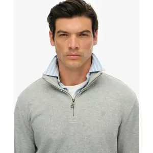 Ribbed zip neck jumper Superdry image-4