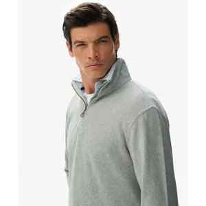 Ribbed zip neck jumper Superdry image-6