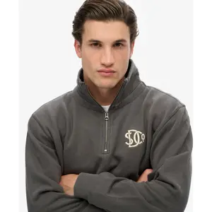 Sweatshirt with zipped collar Superdry Athletic SD Co image-4
