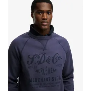 Sweatshirt Superdry Merchant Vintage Print image-4