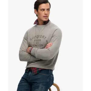 Printed sweatshirt Superdry Merchant Vintage image-1