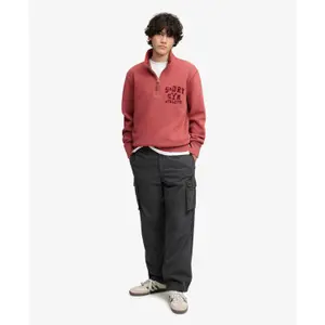 Tone-on-tone Half-Zip Sweatshirt Superdry image-1