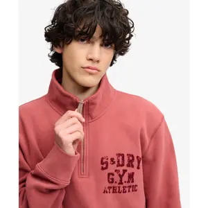 Tone-on-tone Half-Zip Sweatshirt Superdry image-3