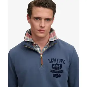 Tone-on-tone Half-Zip Sweatshirt Superdry image-4
