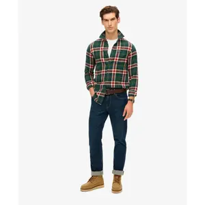 Cotton long-sleeve checked shirt Superdry image-2