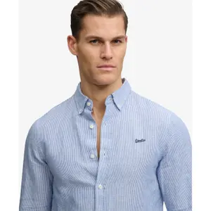 Camicia di lino a maniche lunghe Superdry image-3