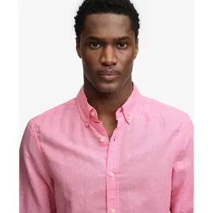 Camicia di lino a maniche lunghe Superdry image-3