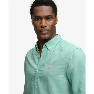 Camicia di lino a maniche lunghe Superdry image-3