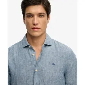 Camicia di lino Superdry Riviera image-3