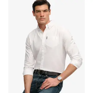 Long sleeve shirt Superdry Oxford Essentials image-3