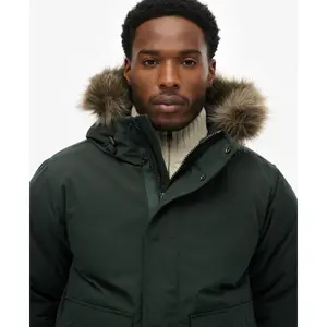 Faux fur bomber jacket Superdry Everest image-4