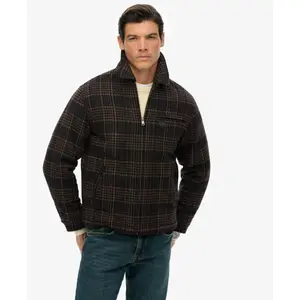 Coat Superdry Blend Check image-1