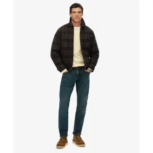 Coat Superdry Blend Check image-2