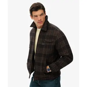 Coat Superdry Blend Check image-5