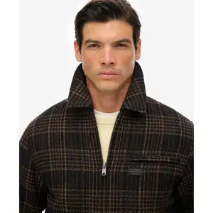 Coat Superdry Blend Check image-6