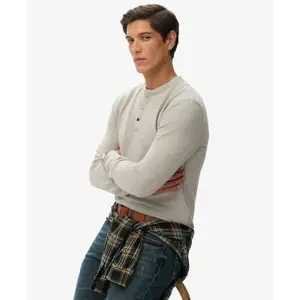 Long sleeve T-shirt Superdry Merchant Grandad image-4