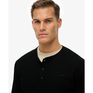 T-shirt a maniche lunghe metà bottone Superdry Vintage Logo image-5