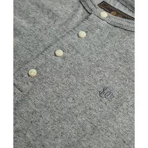 Langarmshirt Superdry Slub Waffle Grandad image-1