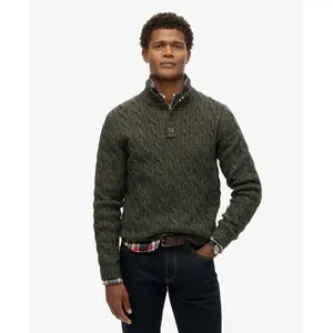 Pull torsadé à col boutonné Superdry image-2