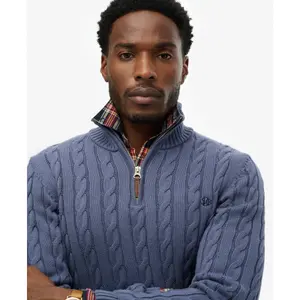 Jersey de 1/2 cremallera Superdry Classic Cable image-3