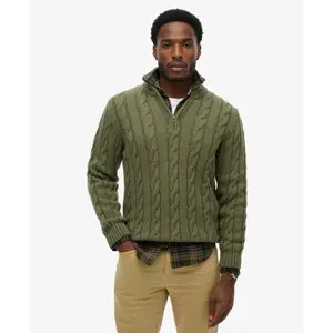 Twisted jumper with a funnel neck Superdry Jacob image-1