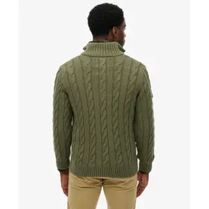 Twisted jumper with a funnel neck Superdry Jacob image-3