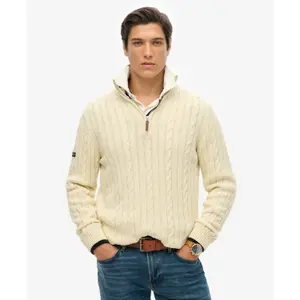 Twisted cotton trucker sweater Superdry Preppy image-1