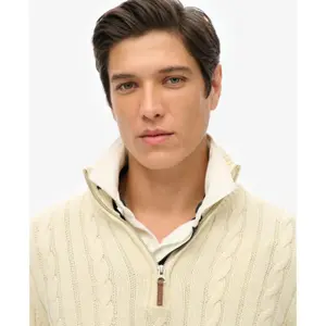Twisted cotton trucker sweater Superdry Preppy image-3