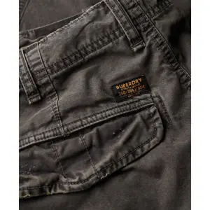 Organic cotton baggy cargo trousers Superdry image-4