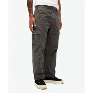Organic cotton baggy cargo trousers Superdry image-1