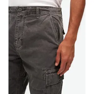 Organic cotton baggy cargo trousers Superdry image-3