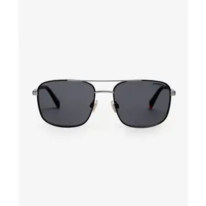 Square metal aviator sunglasses Superdry image-2